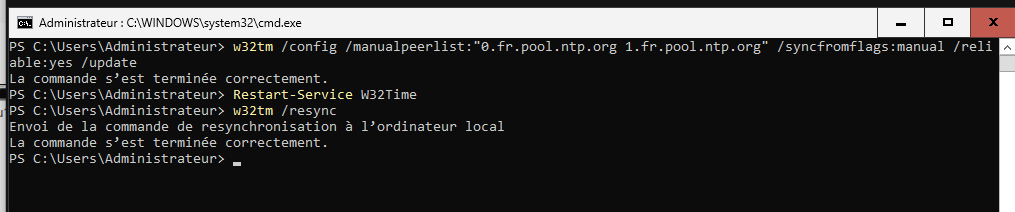 Configuration NTP